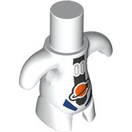 Lego Body Dreamling with '00', Classic Space Logo, Black Stripe (Space Suit) print