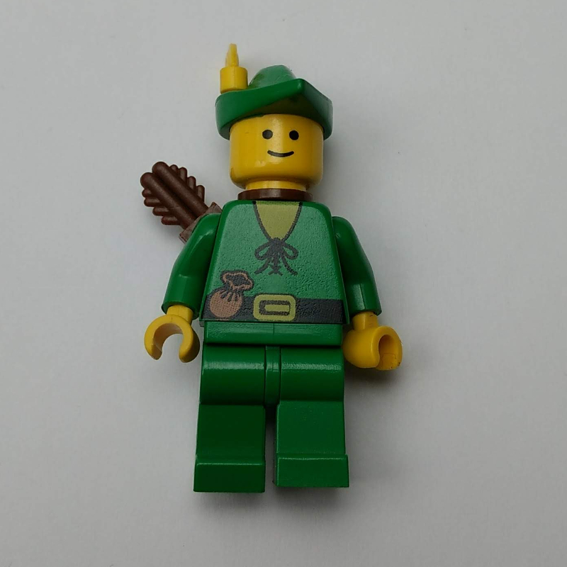 Lego Forestman Archer (Forestmen) - Yellow, Yellow Plume