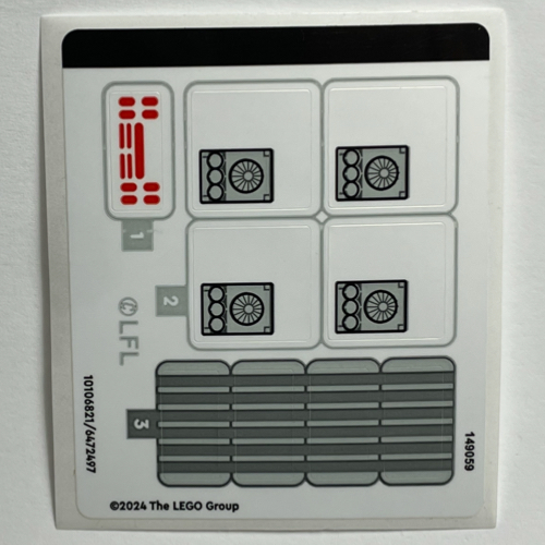 Lego Sticker Sheet for Set 75387-1