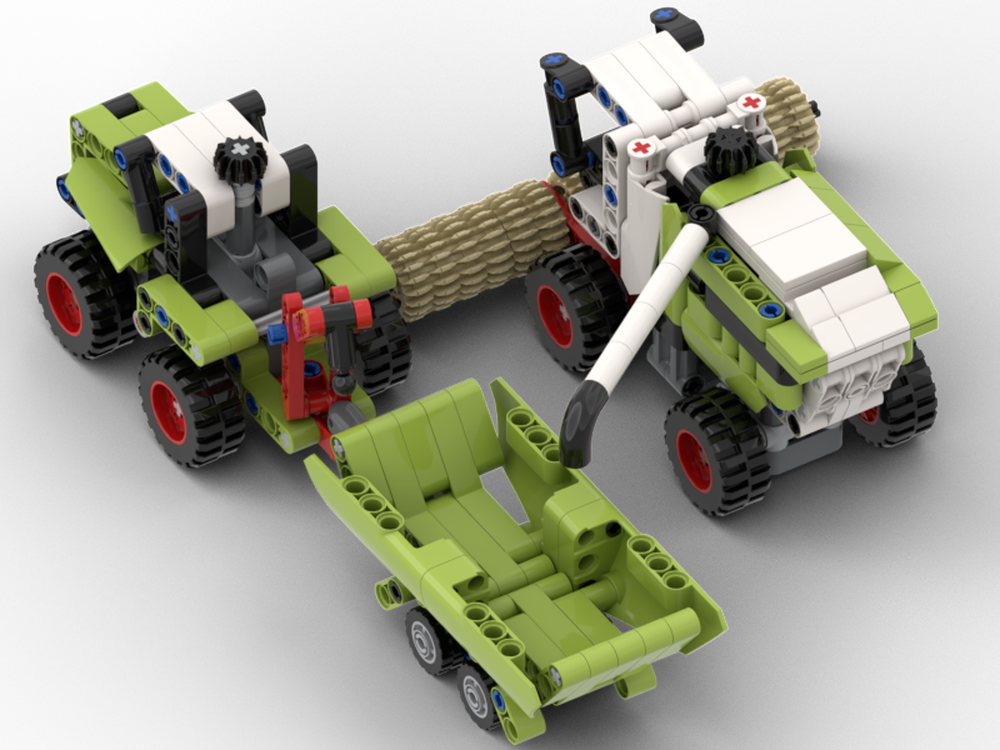 Lego Claas Harvester Convoy