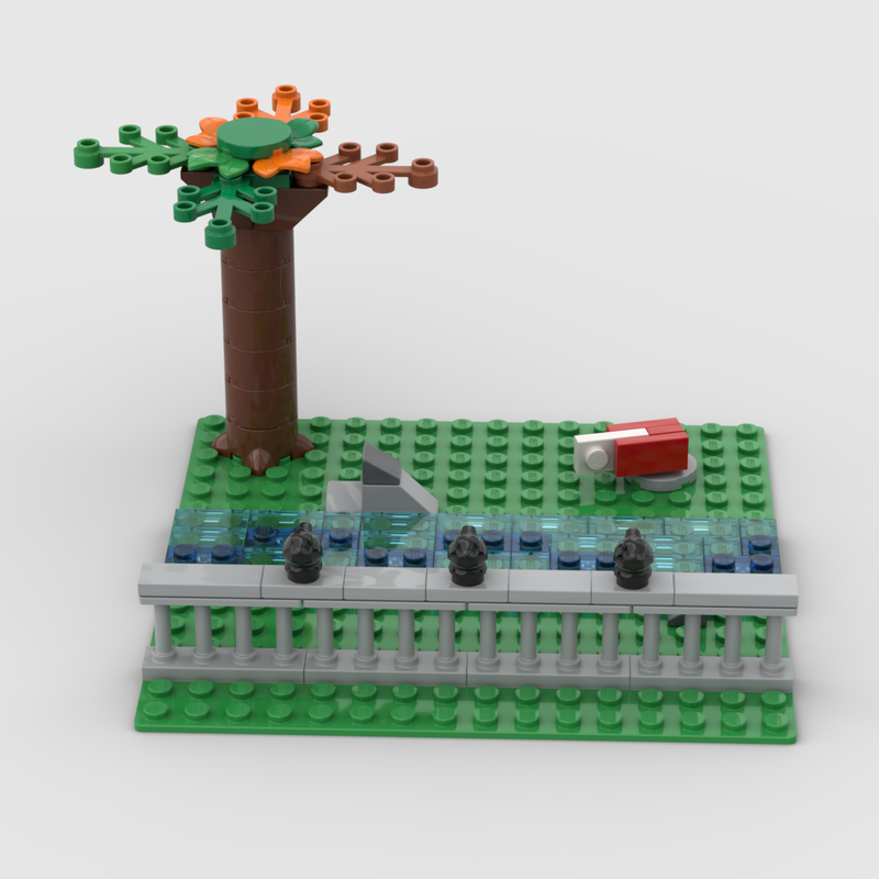 Lego Fancy Velociraptor Enclosure
