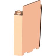 Lego Panel 3 x 3 x 6 Corner Wall without Bottom Indentations / Light Nougat