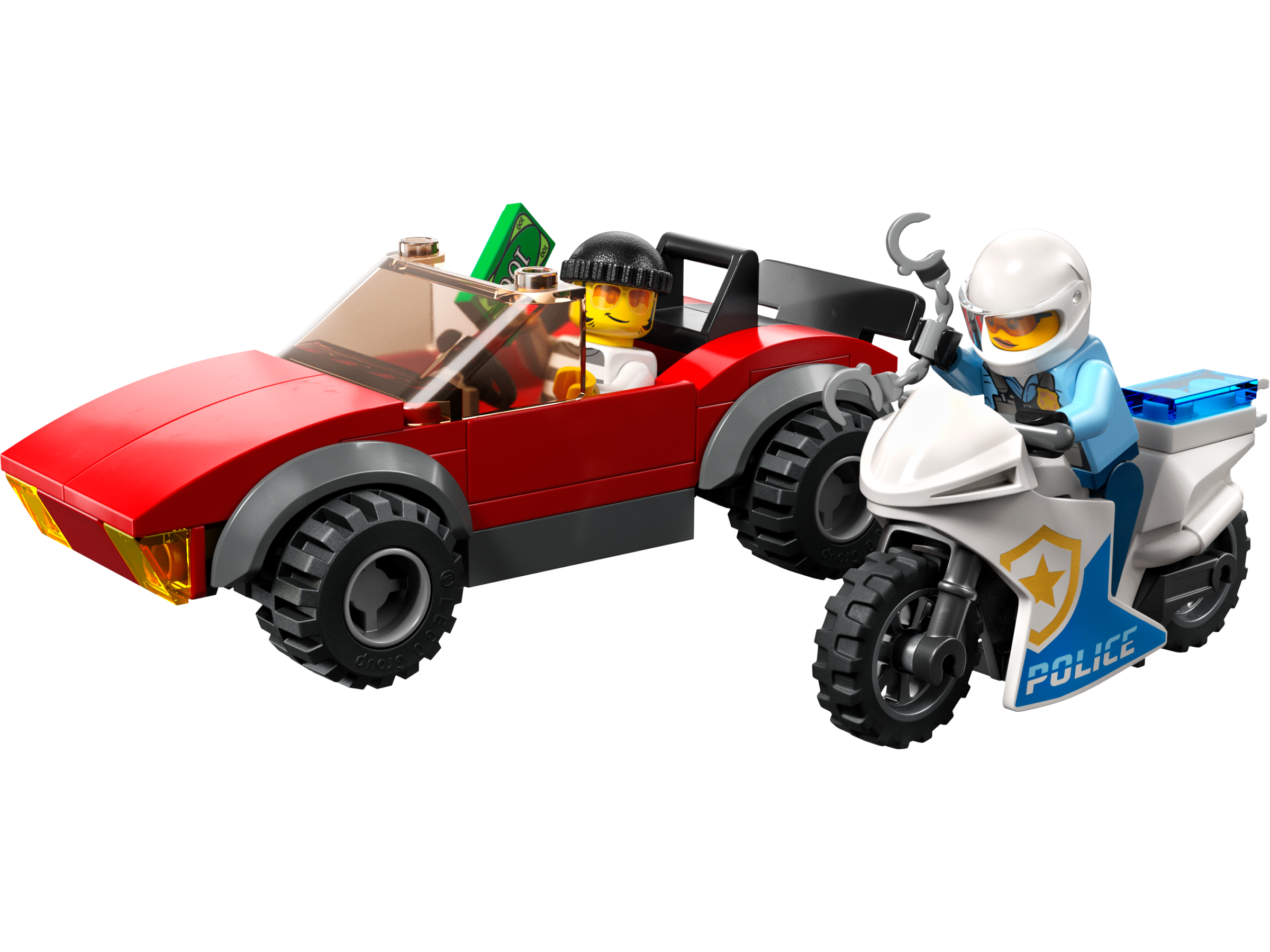 Lego Police Bike Car Chase