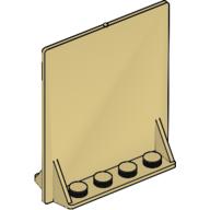 Lego Door 2 x 5 x 5 Swivel, Bracket Base / Tan