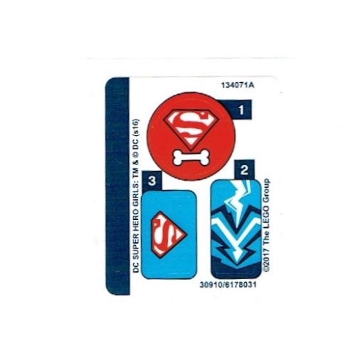 Lego Sticker Sheet for Set 41233-1