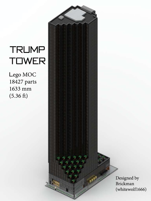 Lego Trump Tower NY Fifth Avenue