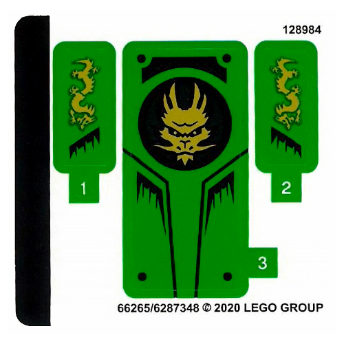 Lego Sticker Sheet for Set 71700-1