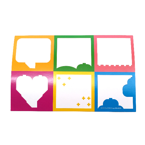 Lego Note Card for Set 11042-1 / [No Color/Any Color]