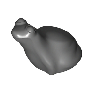 Lego Animal, Frog / Dark Bluish Gray