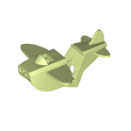 Lego Fairing, Motorcycle, Airplane / Yellowish Green