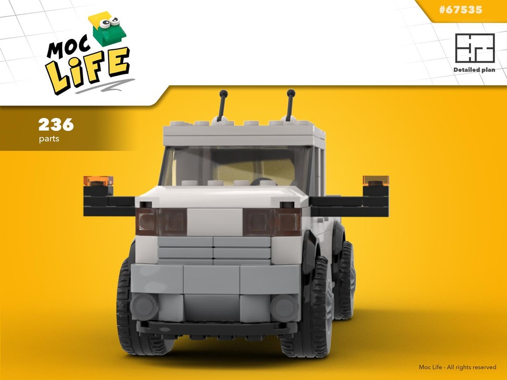 Lego Ram 1500 long bed quad cab