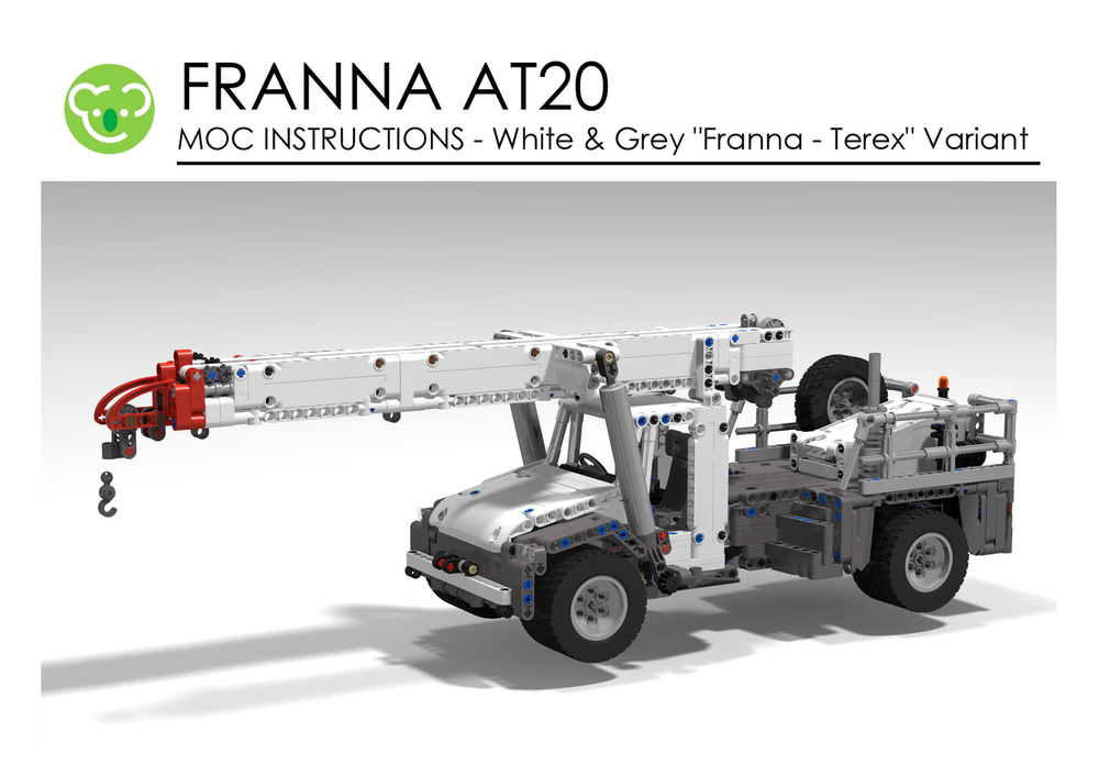 Lego Franna AT20 - White & Grey