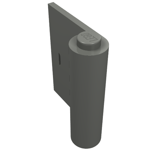 Lego Door 1 x 3 x 3 Left / Dark Bluish Gray