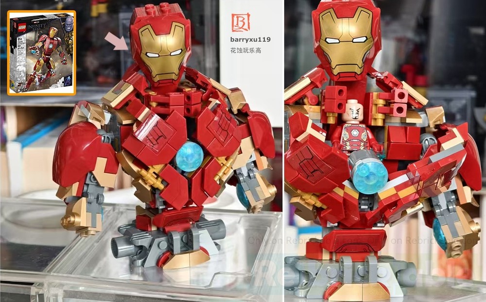 Lego Making a openable Ironman statue!