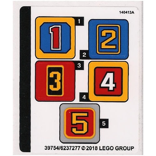 Lego Sticker Sheet for Set 21311-1