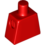 Lego Torso [Plain] / Red