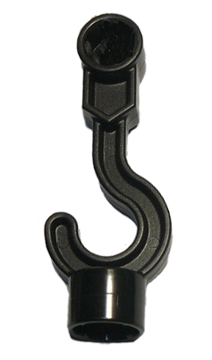 Lego Duplo Winch Thick Hook Fixed with Stud Holder / Black