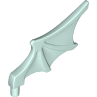 Lego Animal Body Part, Bat Wing with Shaft [Chima Bat Wing] / Light Aqua