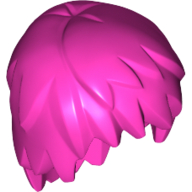 Lego Hair Layered / Dark Pink