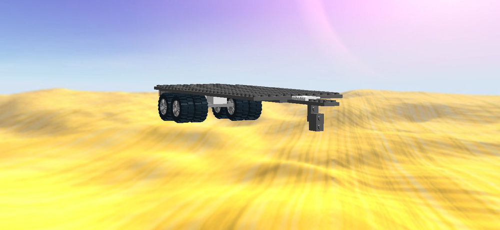 Lego Semi-Truck and trailer