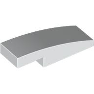 Lego Brick Curved 3 x 1 x 2/3 / White