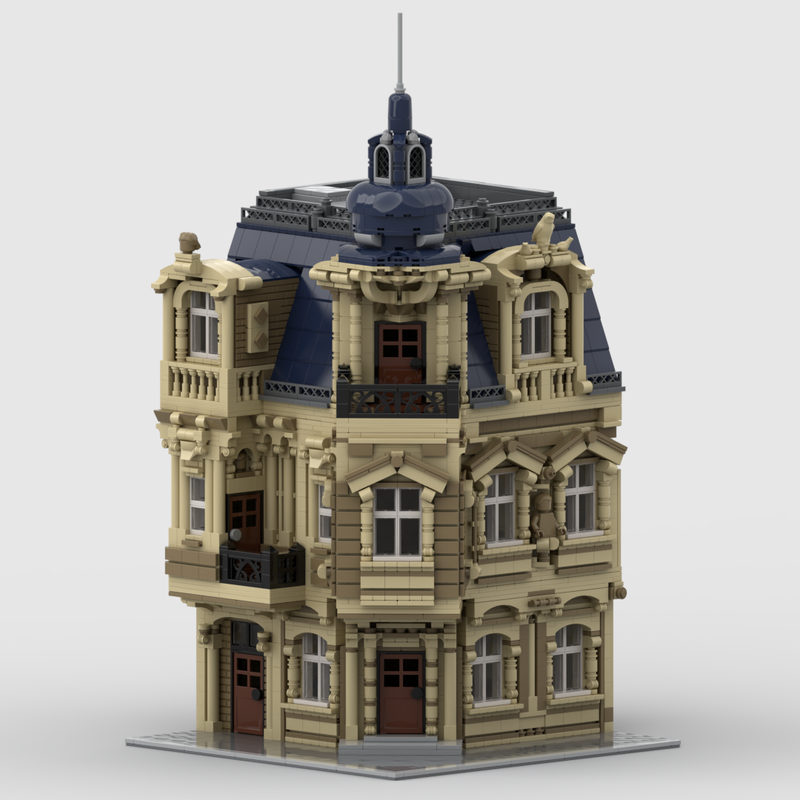 Lego Beaux-Arts Modular Building without interior