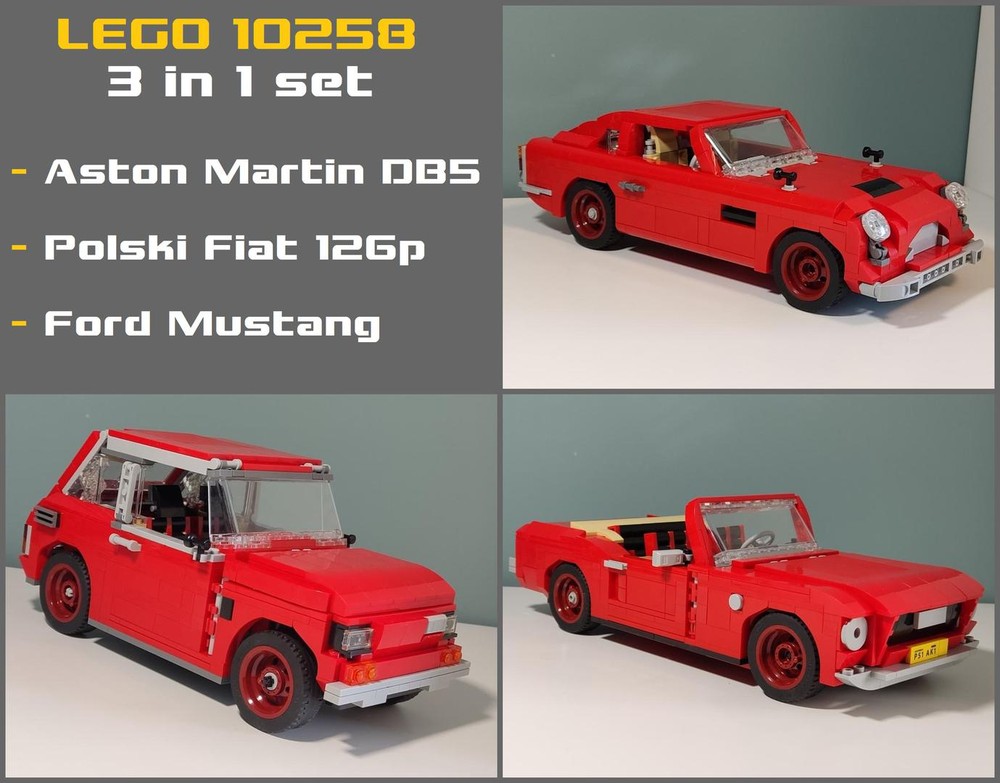 Lego 10258 3 alternative models in 1 set