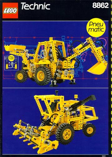 Lego Backhoe Grader