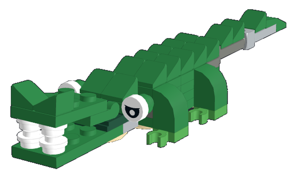 Lego Green Alligator Beast Mech