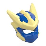 Lego Wrap with Bright Light Yellow Spikes / Blue