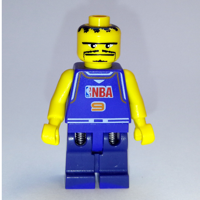 Lego Basketball Player, Violet Torso, violet Legs 9