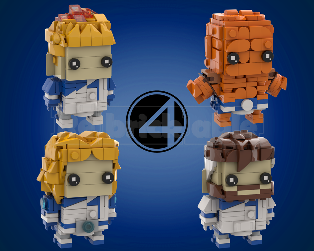 Lego Marvel Rivals - Fantastic Four Brickheadz