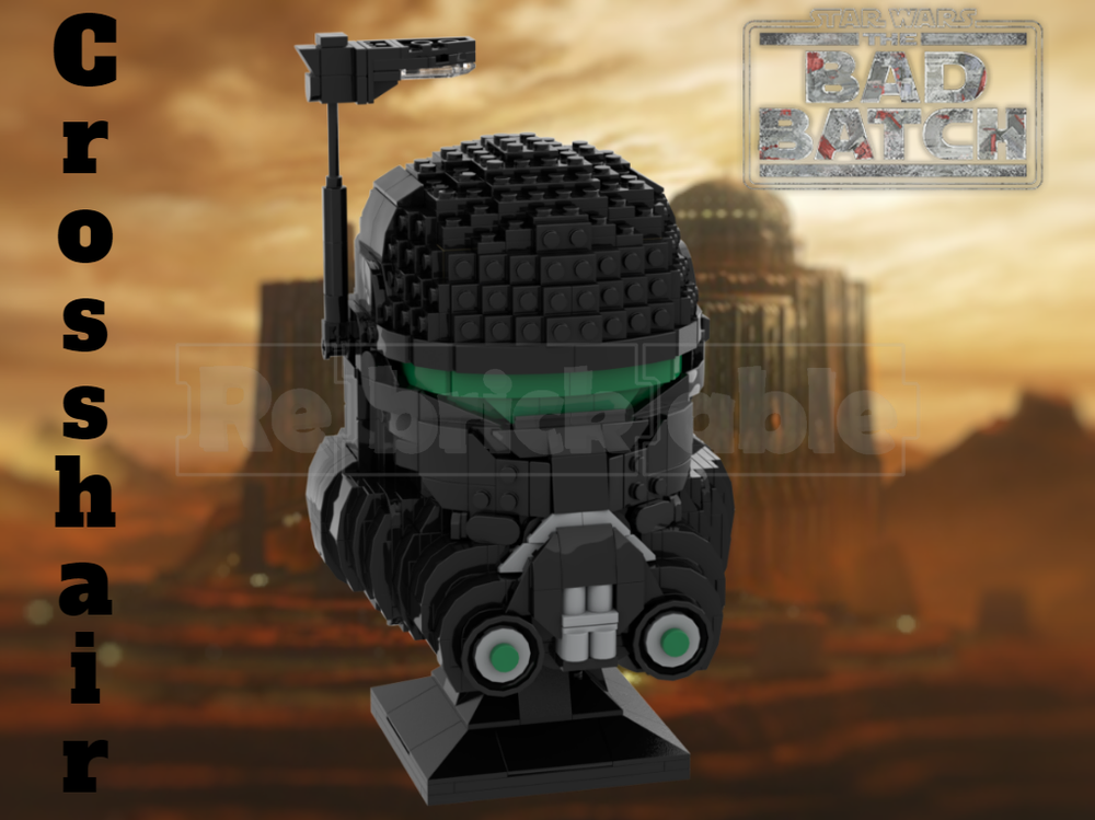 Lego Imperial Crosshair Helmet