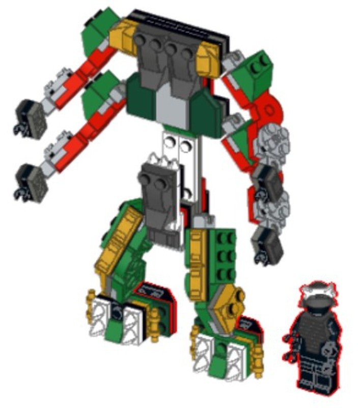 Lego 71781 Alternative Build Garmadon's Mech