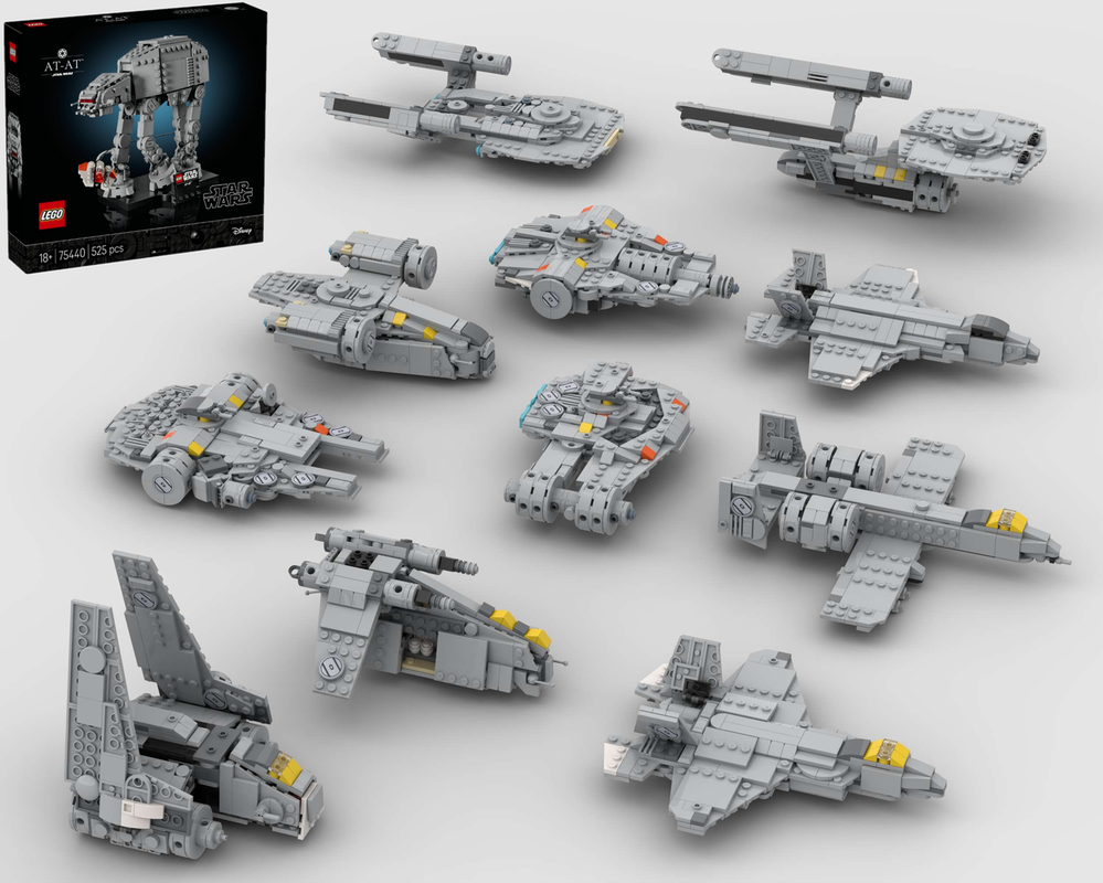 Lego 11-in-1 Alternate Builds Bundle - 75440 AT-AT