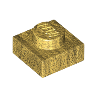 Lego Plate 1 x 1 / Pearl Gold