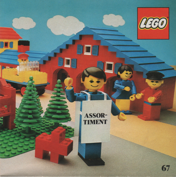 Lego 1977 Medium Belgian Foldout 67 (98762-B)