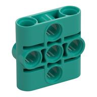 Lego Technic Connector Beam 3 x 3 / Dark Turquoise