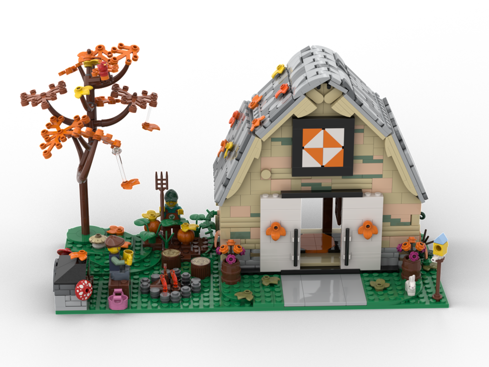 Lego Fall Quilt Barn