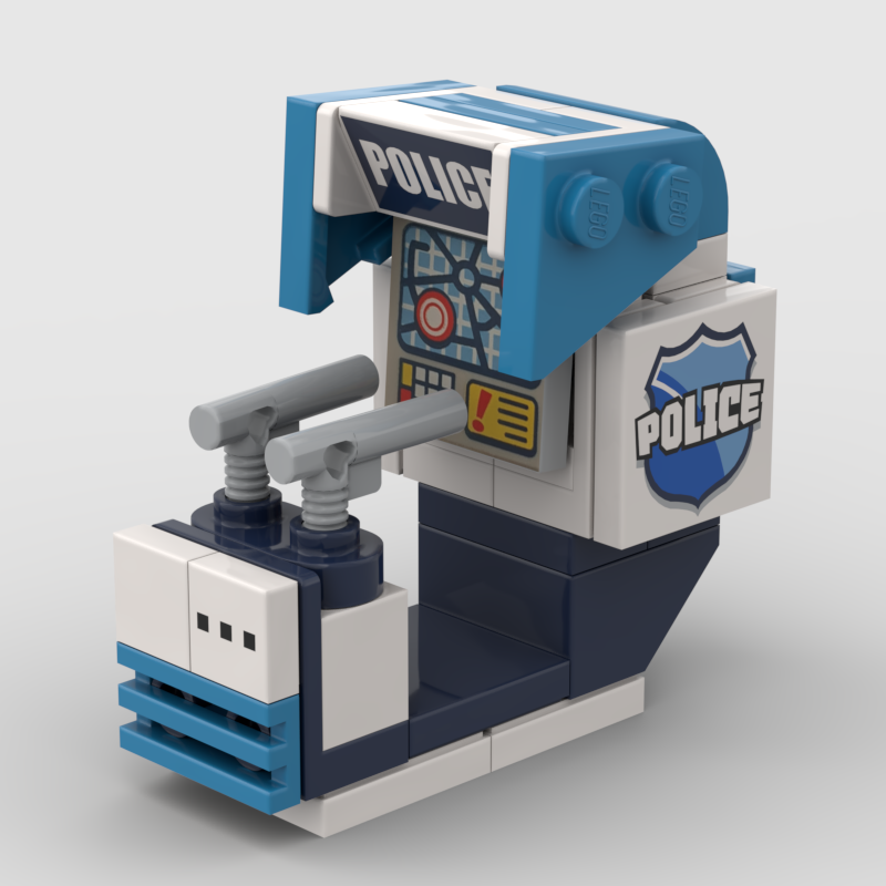 Lego Mini-Arcade Cabinet Police Crisis