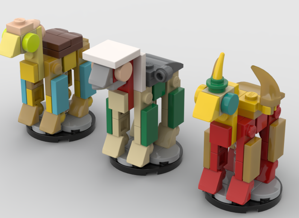 Lego Pre-Heresy Primarchs-Traitor, 12th, 14th, & 15th Primarchs