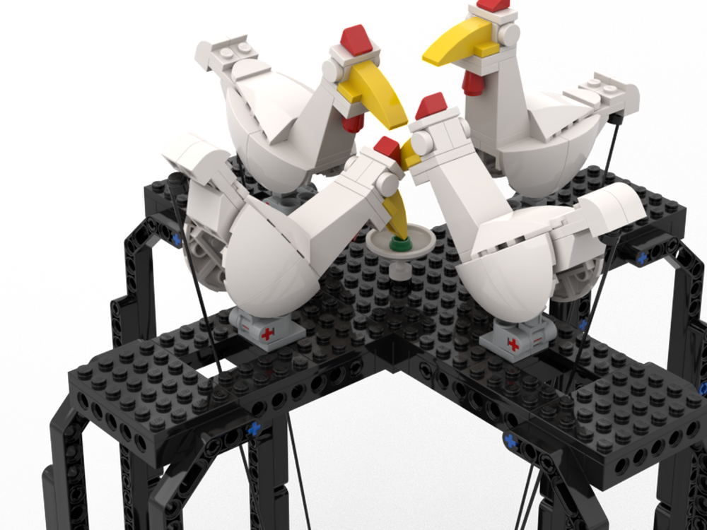 Lego Pecking chicken toy