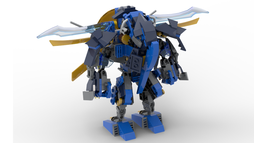 Lego redesing of ElectroMech 70754-1 (jay armor )