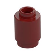 Lego Brick Round 1 x 1 Open Stud / Dark Red