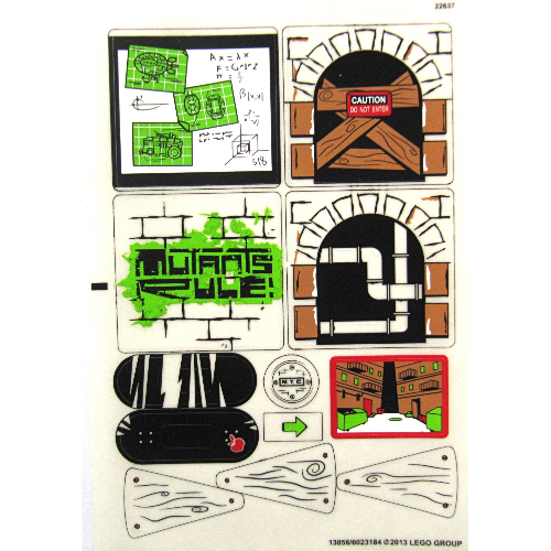 Lego Sticker Sheet for Set 79103-1 / [No Color/Any Color]