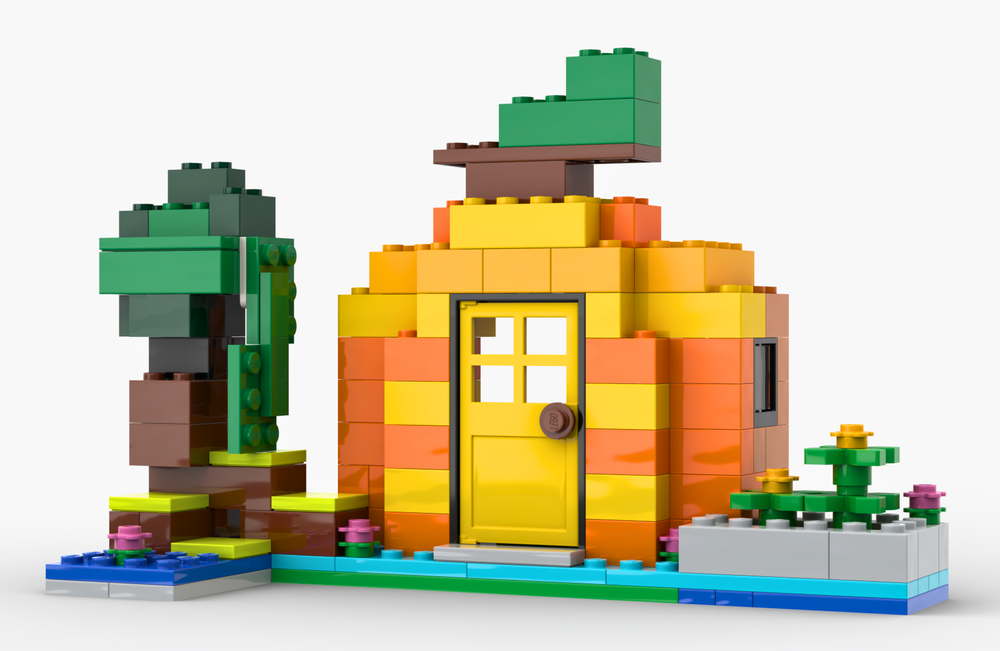 Lego 10698 Minecraft pumpkin farm
