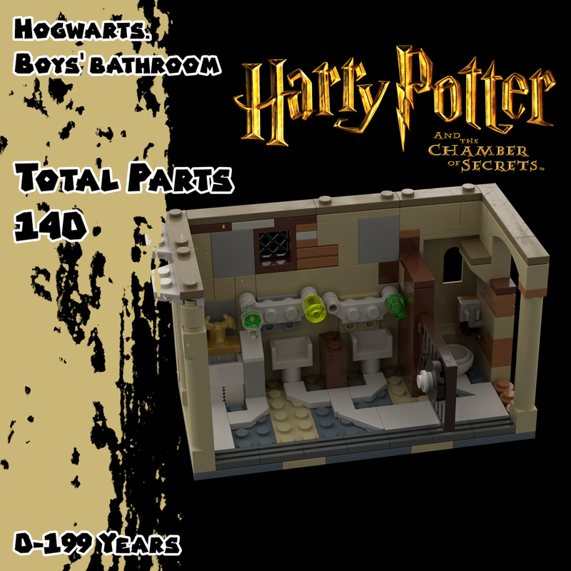 Lego Hogwarts. Boys' bathroom