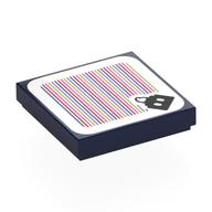 Lego Tile 2 x 2 with Bob-omb and Barcode Print (Sticker)