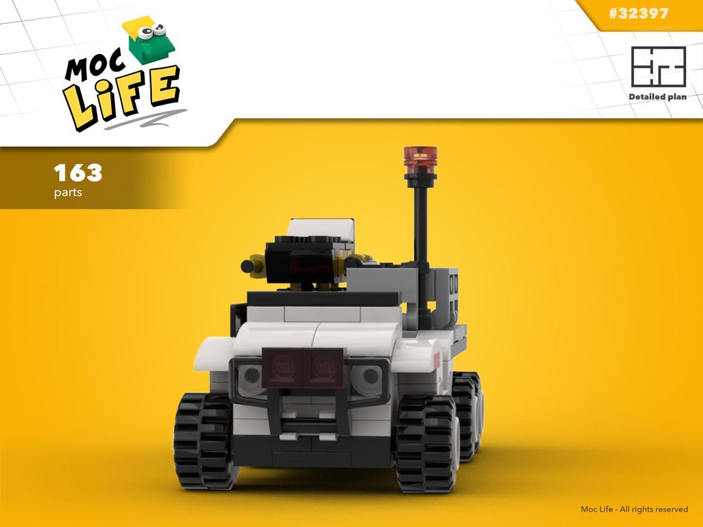 Lego John Deere Gator 6X6 Ambulance