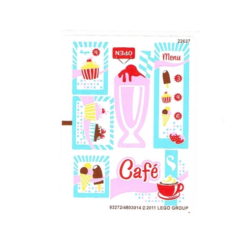 Lego Sticker Sheet for Set 3061-1